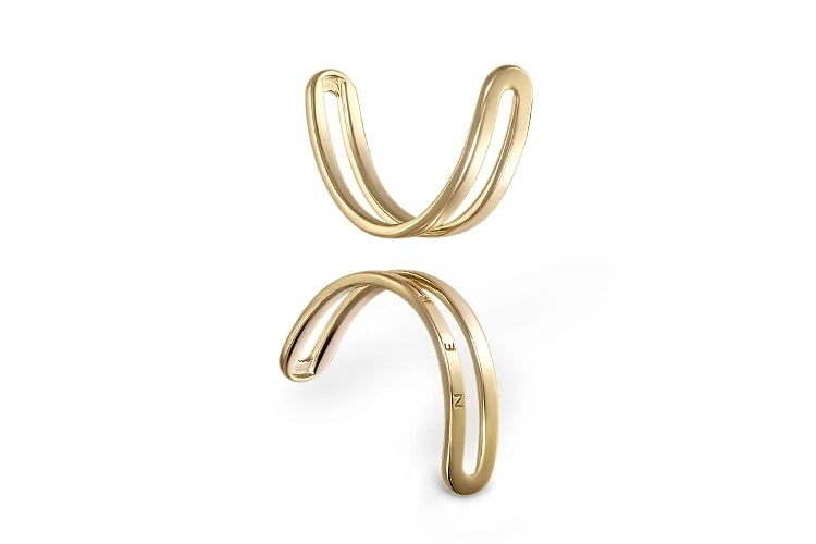 Кольцо из жёлтого золота без вставок