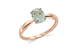 Кольцо из красного золота с аметистом