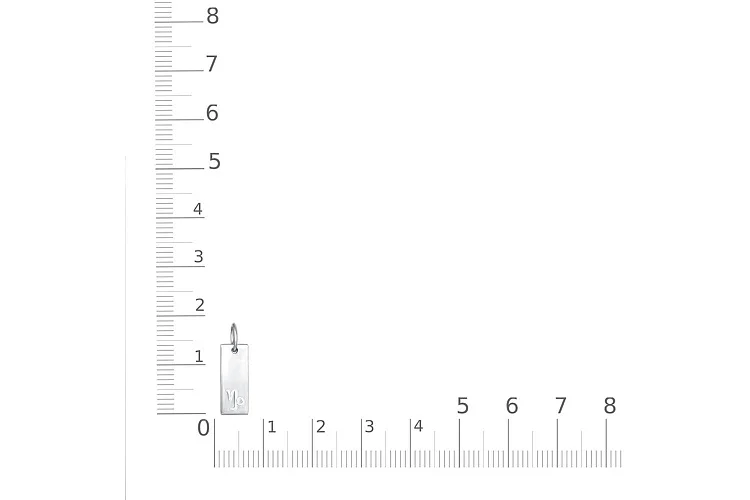 Подвеска Козерог из белого золота без вставок