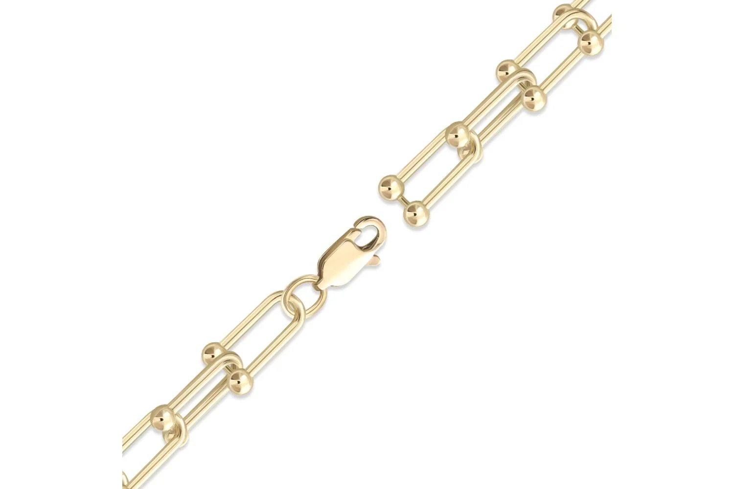 Браслет из жёлтого золота без вставок