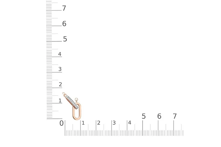 Колье из красного золота с 21 бриллиантами