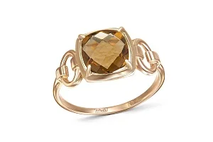 Кольцо из красного золота с султанитом