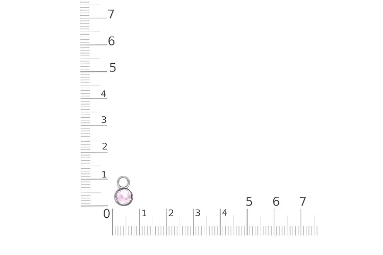 Подвеска серёг-трансформеров из белого золота с кварцем