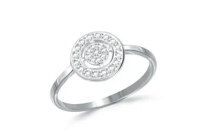 Кольцо из белого золота с 25 бриллиантами