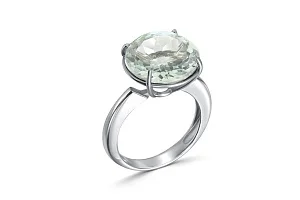 Кольцо из белого золота с аметистом