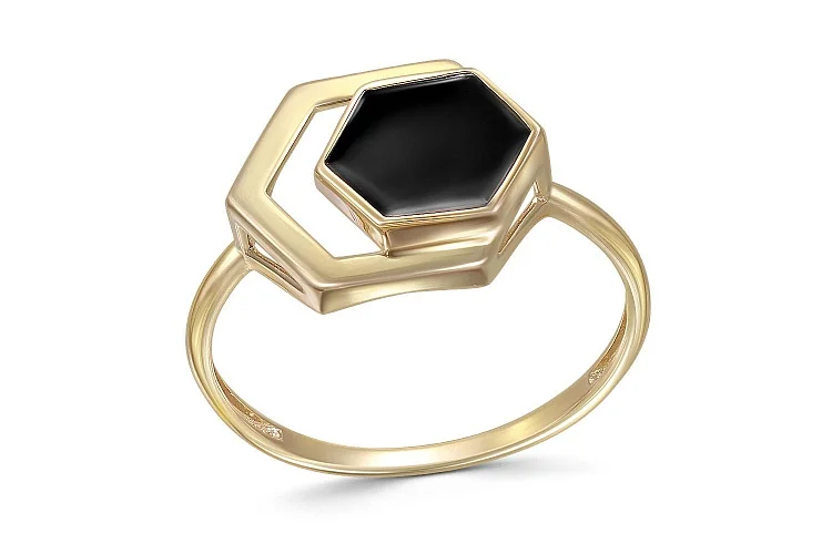 Кольцо из жёлтого золота без вставок