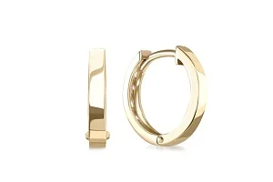 Основа серёг-трансформеров из жёлтого золота без вставок