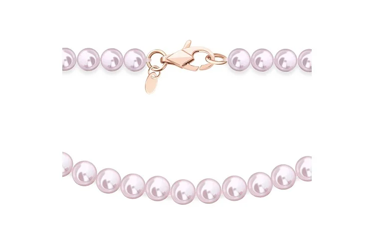 Колье из красного золота с 63 жемчужинами