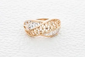 Кольцо из красного золота без вставок