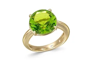 Кольцо из жёлтого золота с ситаллом