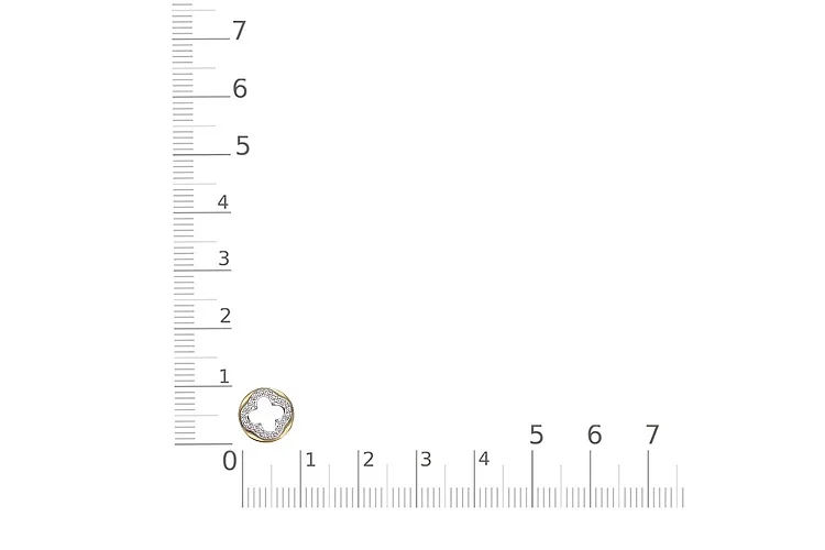 Браслет Клевер из жёлтого золота с 20 фианитами