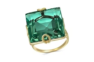 Кольцо из жёлтого золота с кварцем