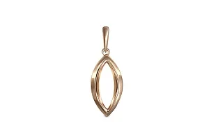 Подвеска из красного золота без вставок