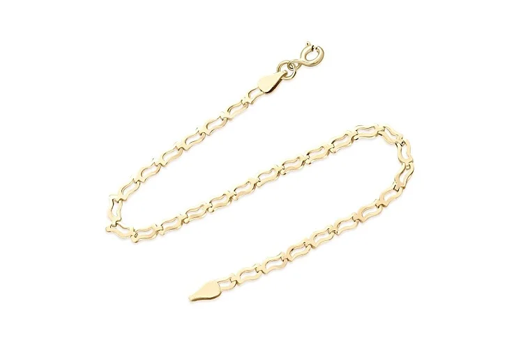 Браслет из жёлтого золота без вставок