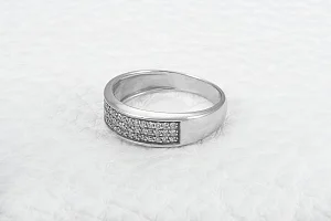 Кольцо Дорожка из белого золота с 54 бриллиантами