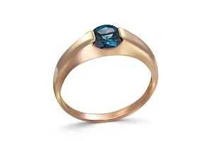 Кольцо из красного золота с топазом лондон