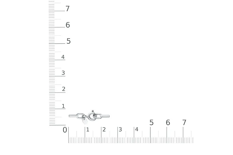 Колье из белого золота без вставок