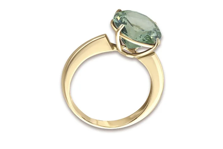 Кольцо из жёлтого золота с наноситалом