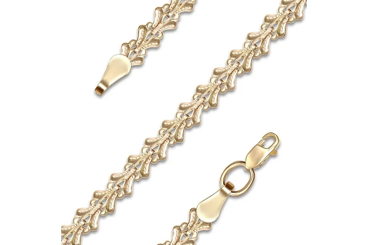 Браслет из жёлтого золота без вставок