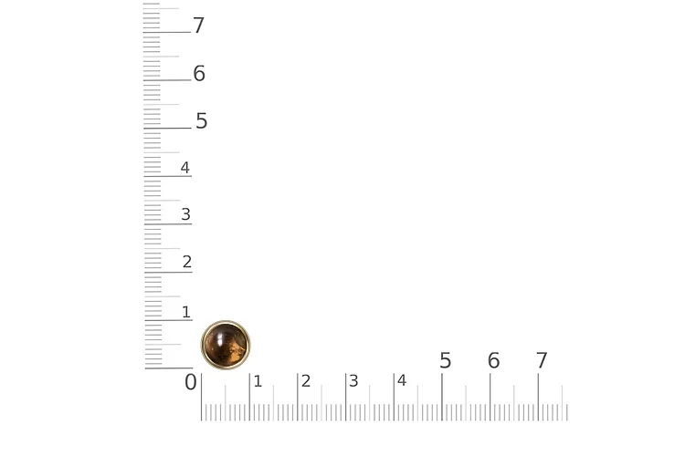 Подвеска из жёлтого золота с раухтопазом