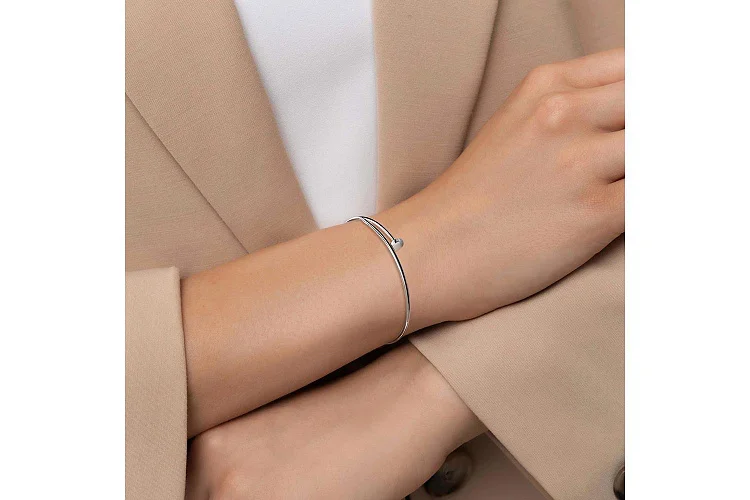 Браслет Гвоздь из белого золота без вставок