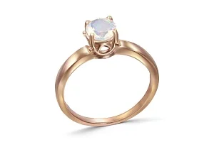 Кольцо из красного золота с опалом