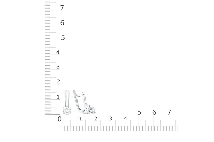 Серьги Малинки из белого золота с 18 бриллиантами