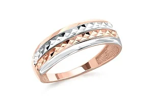 Кольцо из красного золота без вставок