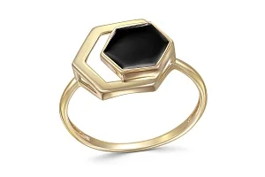 Кольцо из жёлтого золота без вставок