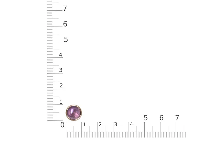 Подвеска из красного золота с аметистом