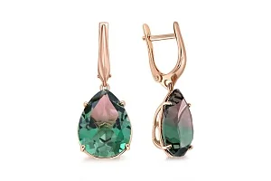 Серьги из красного золота с 2 наноситалами