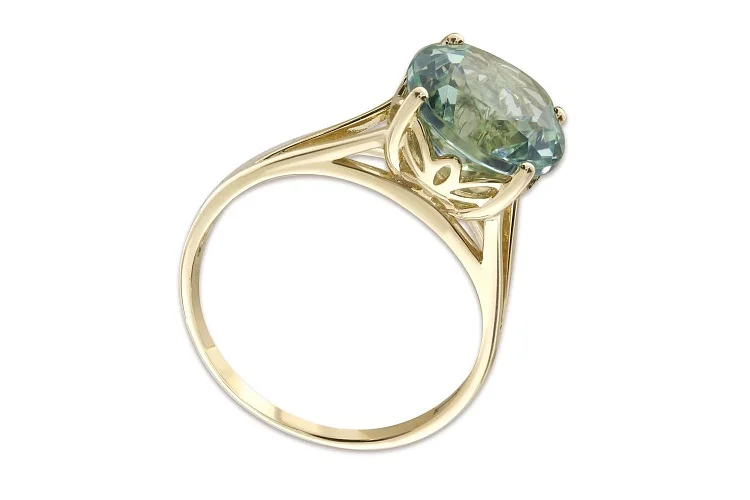 Кольцо из жёлтого золота с наноситалом