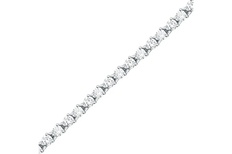 Браслет из белого золота с 41 бриллиантами