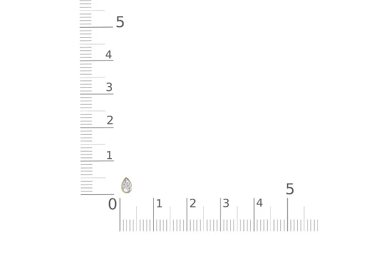 Кулон из жёлтого золота с бриллиантом