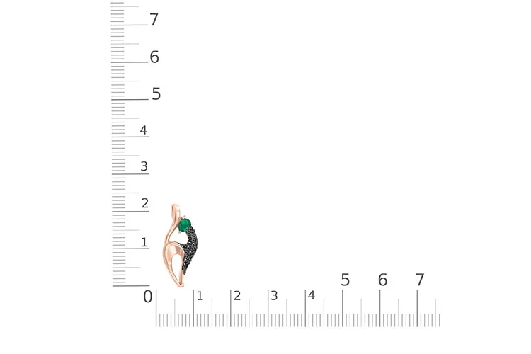 Подвеска Кошка из красного золота с агатом и 26 фианитами