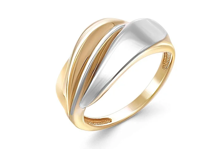 Кольцо из жёлтого золота без вставок