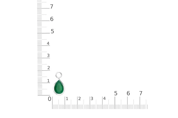 Подвеска серёг-трансформеров из белого золота с агатом
