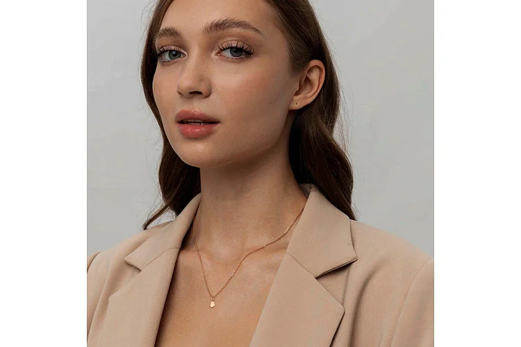 Подвеска Сердце из красного золота без вставок