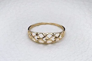 Кольцо из красного золота без вставок