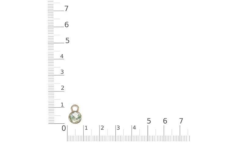 Подвеска серёг-трансформеров из жёлтого золота с аметистом