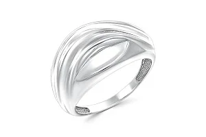 Кольцо из белого золота без вставок