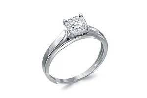 Кольцо из белого золота с 13 бриллиантами