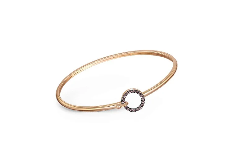 Браслет из красного золота с 19 бриллиантами