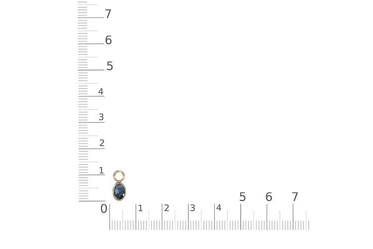 Подвеска серёг-трансформеров из красного золота с топазом лондон
