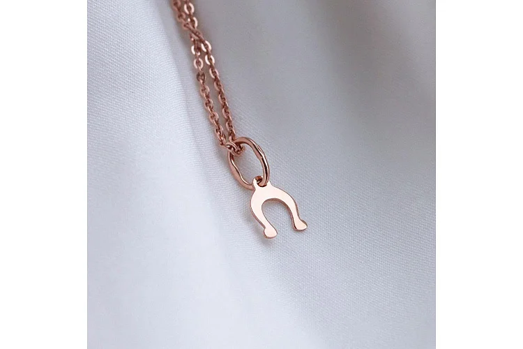 Подвеска из красного золота без вставок