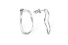 Серьги-пусеты из белого золота без вставок