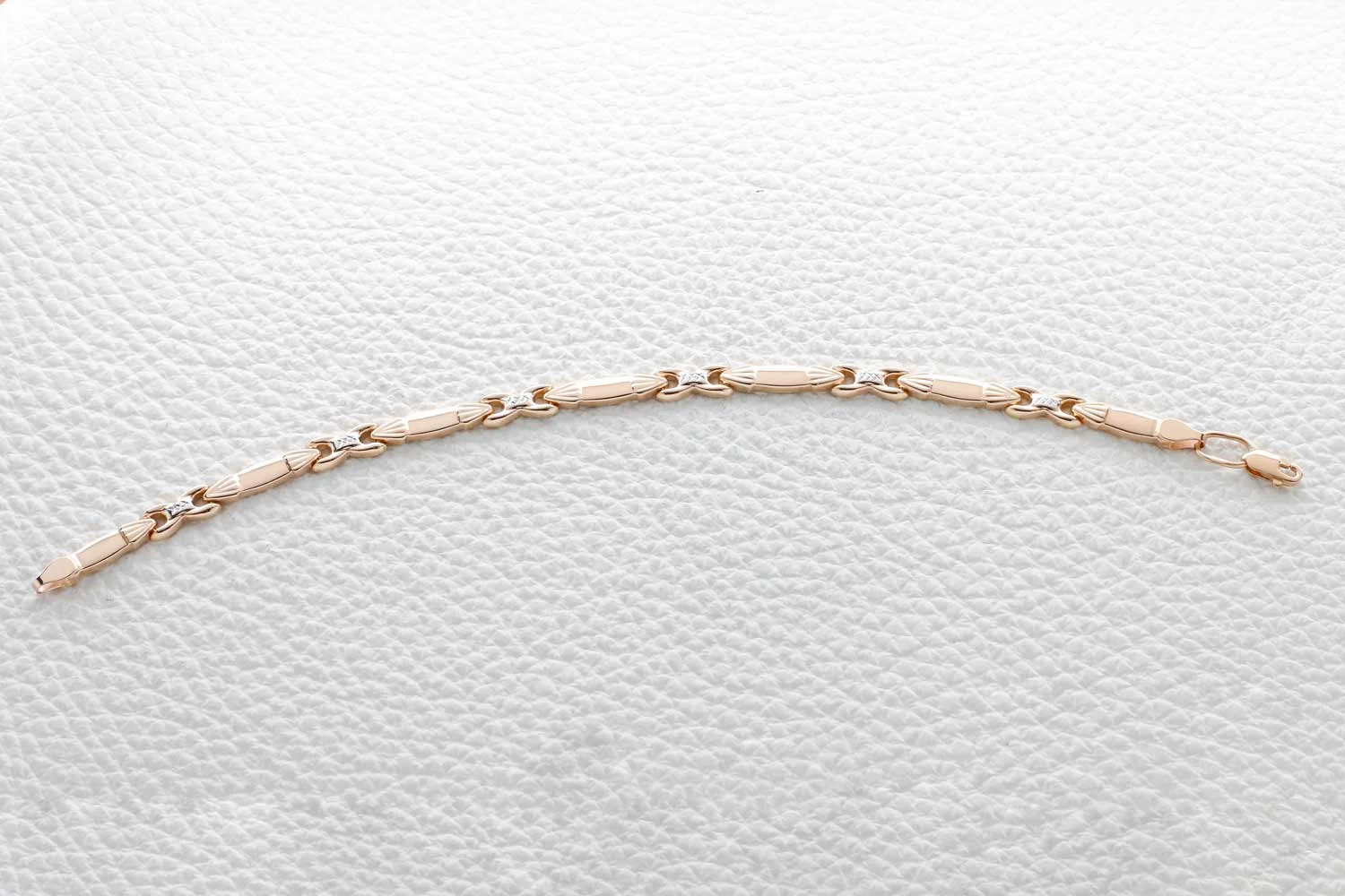 Браслет из красного золота без вставок