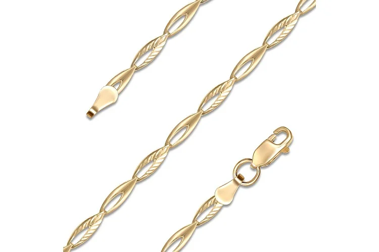 Браслет из жёлтого золота без вставок