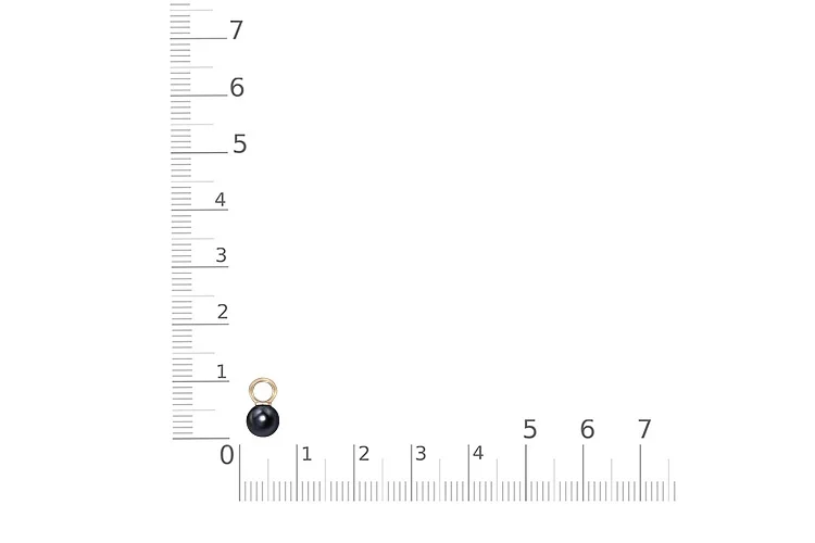 Подвеска серёг-трансформеров из жёлтого золота с жемчугом