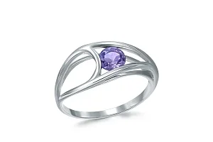 Кольцо из белого золота с наноситалом